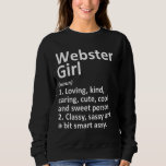 Moletom Raízes do Webster Girl Ny Nova York Funny City<br><div class="desc">Raízes do Webster Girl Ny Nova York Funny City</div>