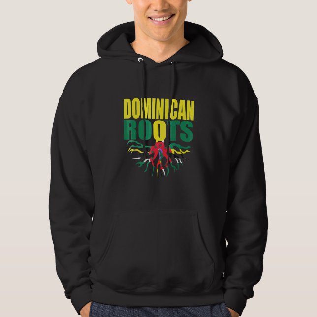 Moletom Raízes Dominicanas Bandeira da Dominica (Frente)