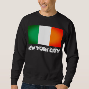 Moletom Raízes Irlandesas, Alma de Nova York - Bandeira da