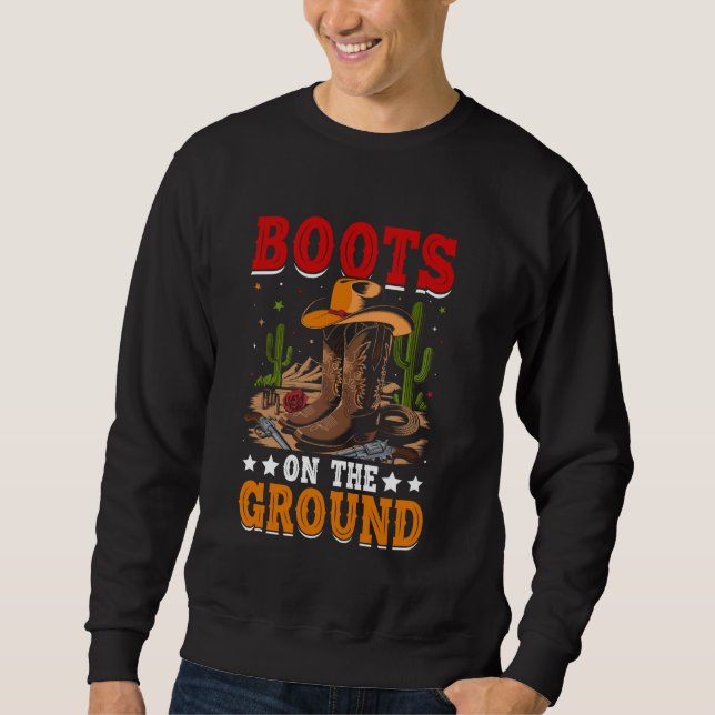 Moletom Raízes no Ground Cowboy Ocidental Linedan (Frente)