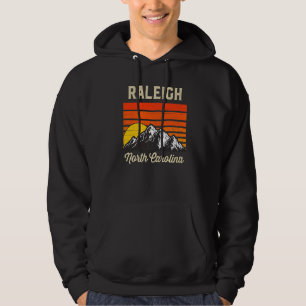 Moletom Raleigh Carolina do Norte Retro Cidade Estado Anti