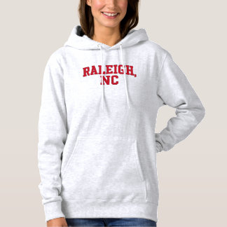 Moletom Raleigh NC Varsity Block Letter Design - Cidade Ne