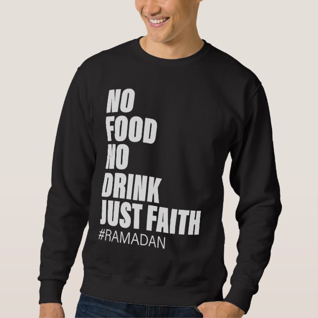 Moletom Ramadan Kareem 2023 Islamic Fasting Outfit for Men (Frente)