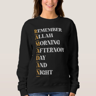 Moletom Ramadan Kareem festejando rapidamente homens muçul