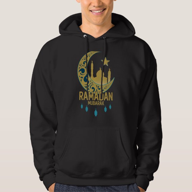 Moletom Ramadan Mubarak muçulmano Eid Ramadan Mubarak Islâ (Frente)
