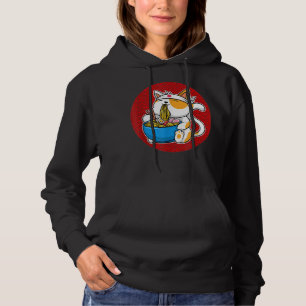 Moletom Ramen Cat Neko Anime Cat Lover Kawaii Gir Japonês