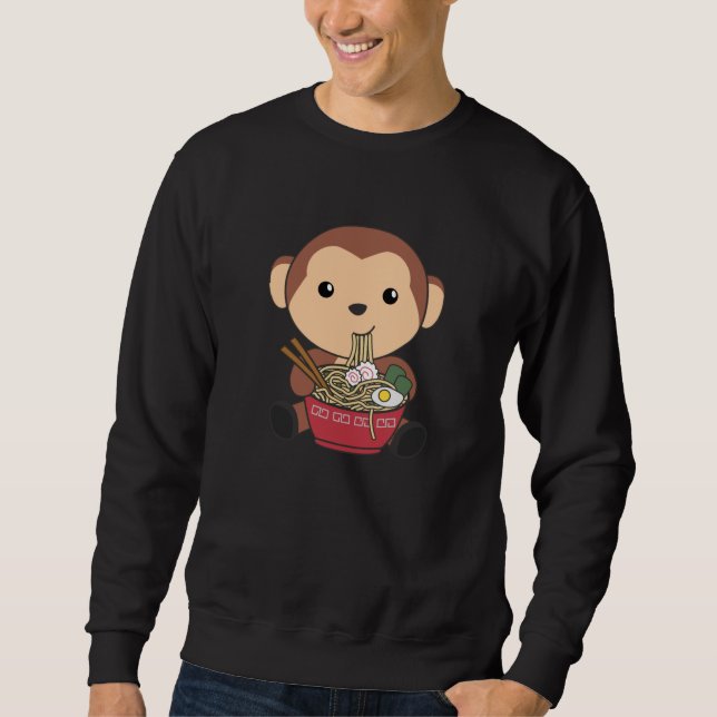 Moletom Ramen Japonês Noodles Sweet Monkey Come Ramen (Frente)