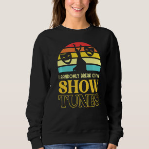 Moletom Randomicamente Sai No Show Tunes Broadway Theater