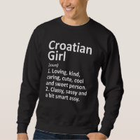 Rapariga croata Croácia Funny Country Home Roots D