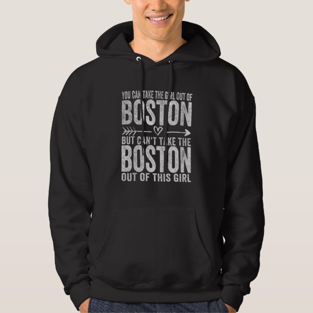 Moletom Rapariga De Boston Massachusetts Home Bos (Frente)