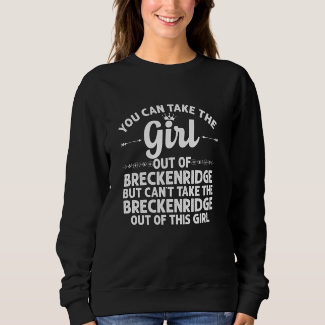 Moletom Rapariga De Breckenridge Tx Texas Funny Home Root (Frente)
