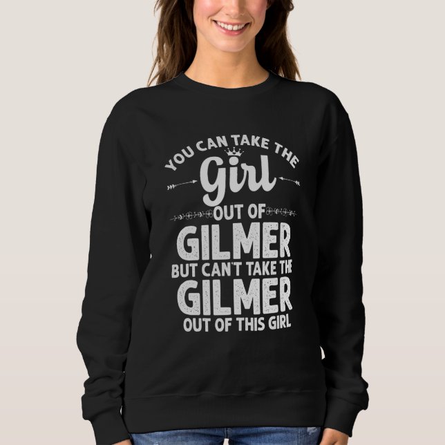 Moletom Rapariga De Gilmer Tx Texas Funny Home Roots Usa (Frente)