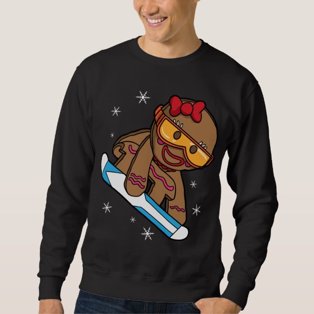 Moletom Rapariga de Pão de Neve (Frente)