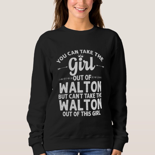 Moletom Rapariga De Walton Ky Kentucky Funny Home Roots U (Frente)