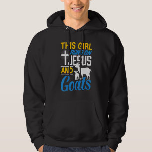 Moletom Rapariga Funciona Com Jesus E Caprinos, Capuz Boni