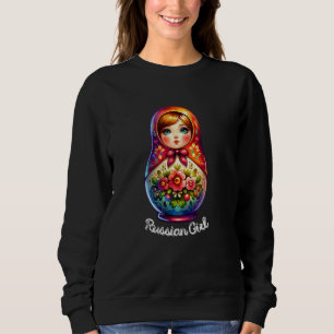 Moletom Rapariga Russa! Rússia Matryoshka Russo Para Rússi