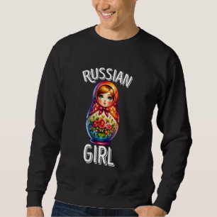 Moletom Rapariga Russa! Rússia Matryoshka Russo Para Rússi