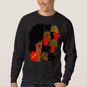 Moletom Rapariga Sagittarial África Garota Zodiac Sinaliza