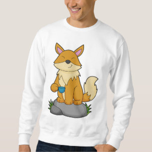 Moletom Raposa com copo de café