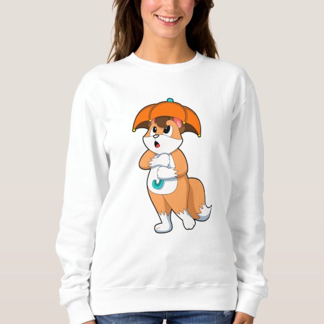 Moletom Raposa com guarda-chuva (Frente)