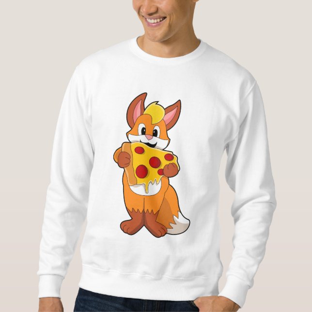 Moletom Raposa com Pizza (Frente)