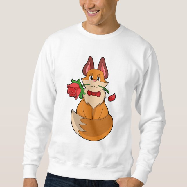 Moletom Raposa com Rosa (Frente)