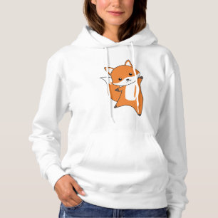 Moletom Raposa Floresta Animal Raposa Laranja Kawaii Anima