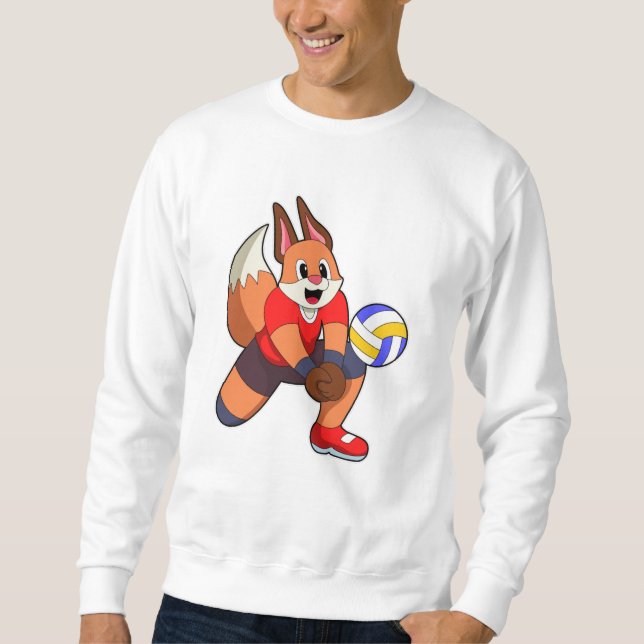 Moletom Raposa nos Esportes de Voleibol (Frente)