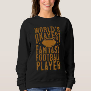 Moletom Rascunho de lendas mundos Okayest Fantasy Futebol 
