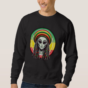 Moletom Rasta Alien Dreadlocks Reggae Jamaicano OVNI Rasta