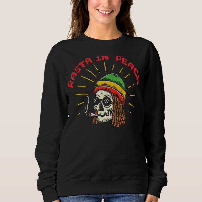 Moletom Rasta No Estilo De Reggae Para Música Reggae (Frente)