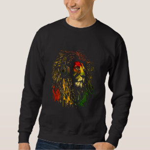 Moletom Rasta Reggae Leão De Judah Jamaican Roots Rastafar