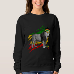 Moletom Rasta Reggae Leão De Judah Rastafari Pride Etiópia