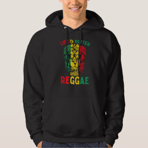 Moletom Rasta Reggae Lion Sunglass Rastafarian Reggae