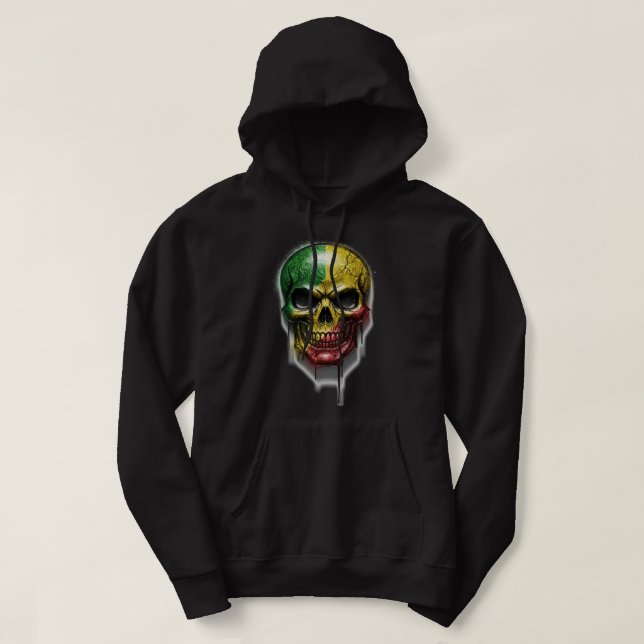 MOLETOM RASTA SKULL (Frente do Design)
