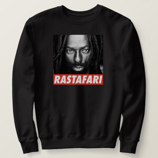 Moletom Rastafari Rasta Reggae Buju Roots Sweater (Frente do Design)