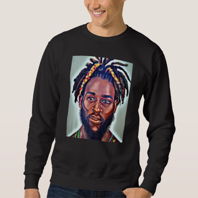 Moletom Rastaman Reggae Dub Jah Rasta design Premium_41 (Frente)