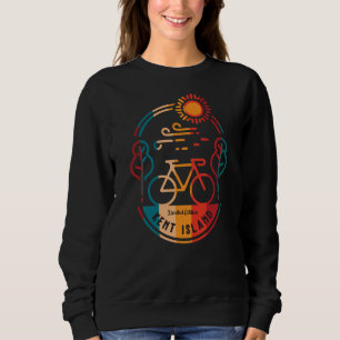 Moletom Rastreio de Bike Island Retro Kent