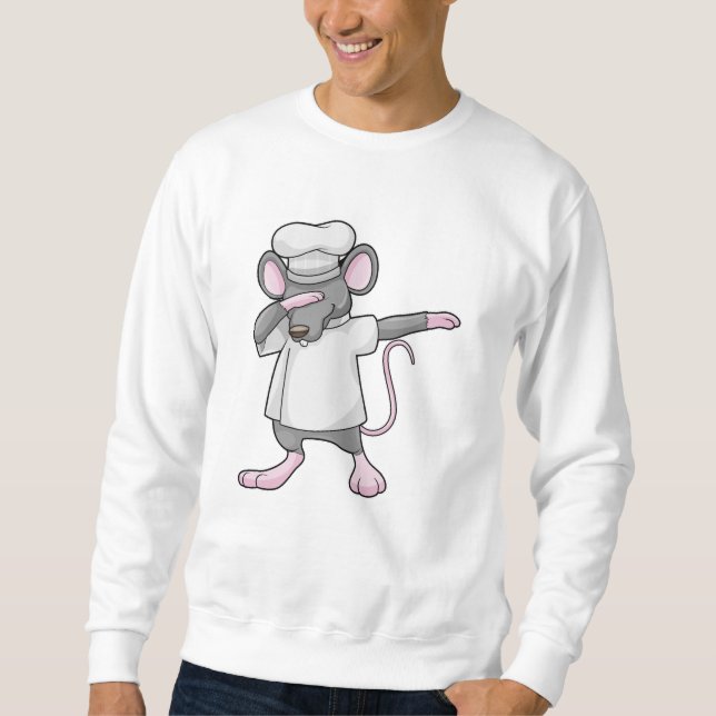 Moletom Rato como cozinheiro no laboratório de dança de sa (Frente)