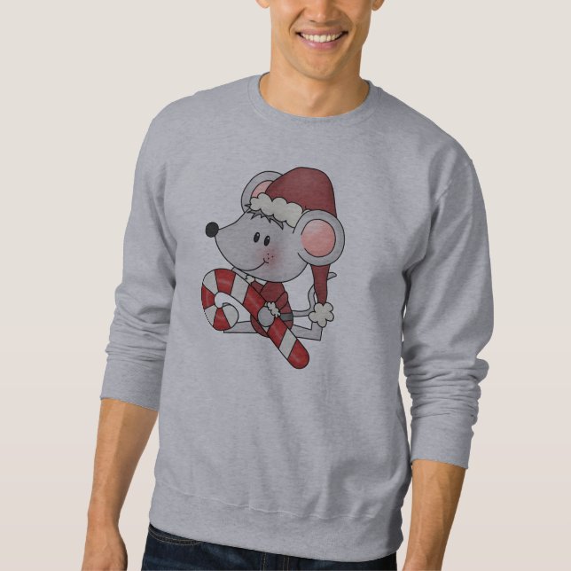 Moletom Rato do Natal com bastão de doces (Frente)