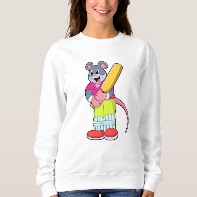 Moletom Rato no Cricket com morcego de Cricket (Frente)