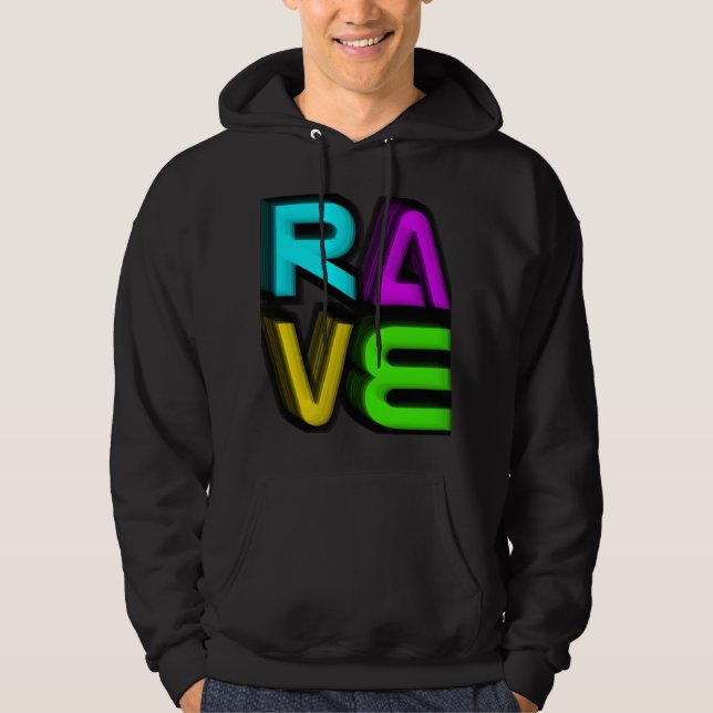 Moletom Rave 3D (Frente)
