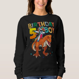 Moletom Rawr Birthday Boy Dabbing Unicorn Dino