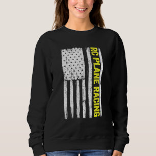 Moletom Rc Plane Racing American Flag Radio Controlada Rem
