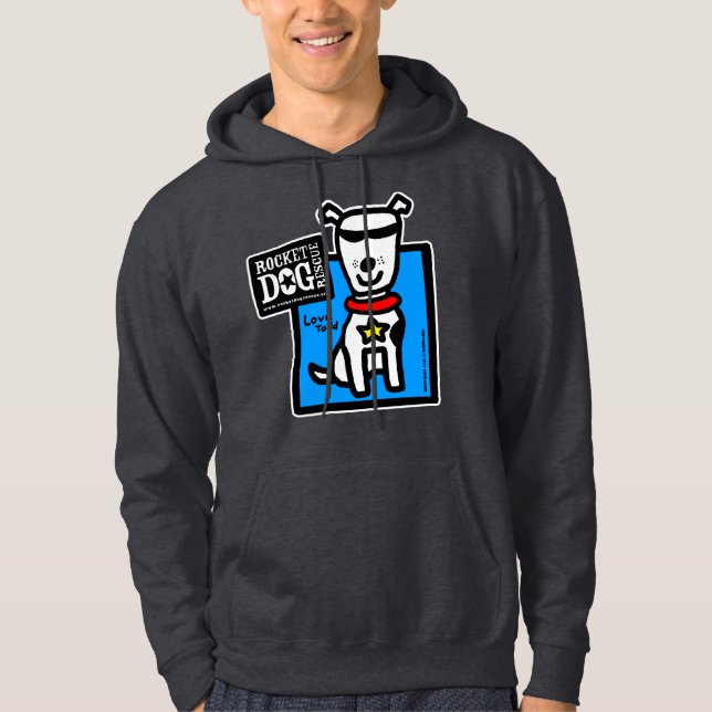 Moletom RDR - Hoodie do Parr de Todd (cão branco) (Frente)