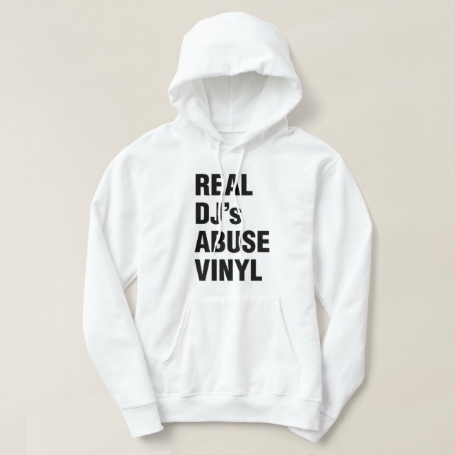 Moletom REAL DJ's ABUSE VINYL (Frente do Design)