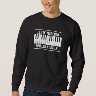 Moletom Real Girls Tocando Piano Piano Pianista