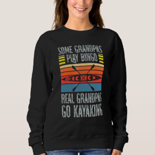 Moletom Real Grandpas Go Kayaking Retro Vintage