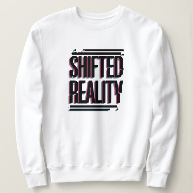 Moletom Realidade alterada - falha na linha do tempo (Frente do Design)