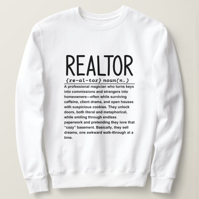 Moletom Realtor (Frente do Design)